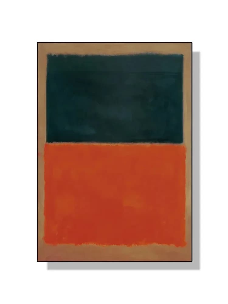 Abstract Colorfield Canvas Wall Art Print