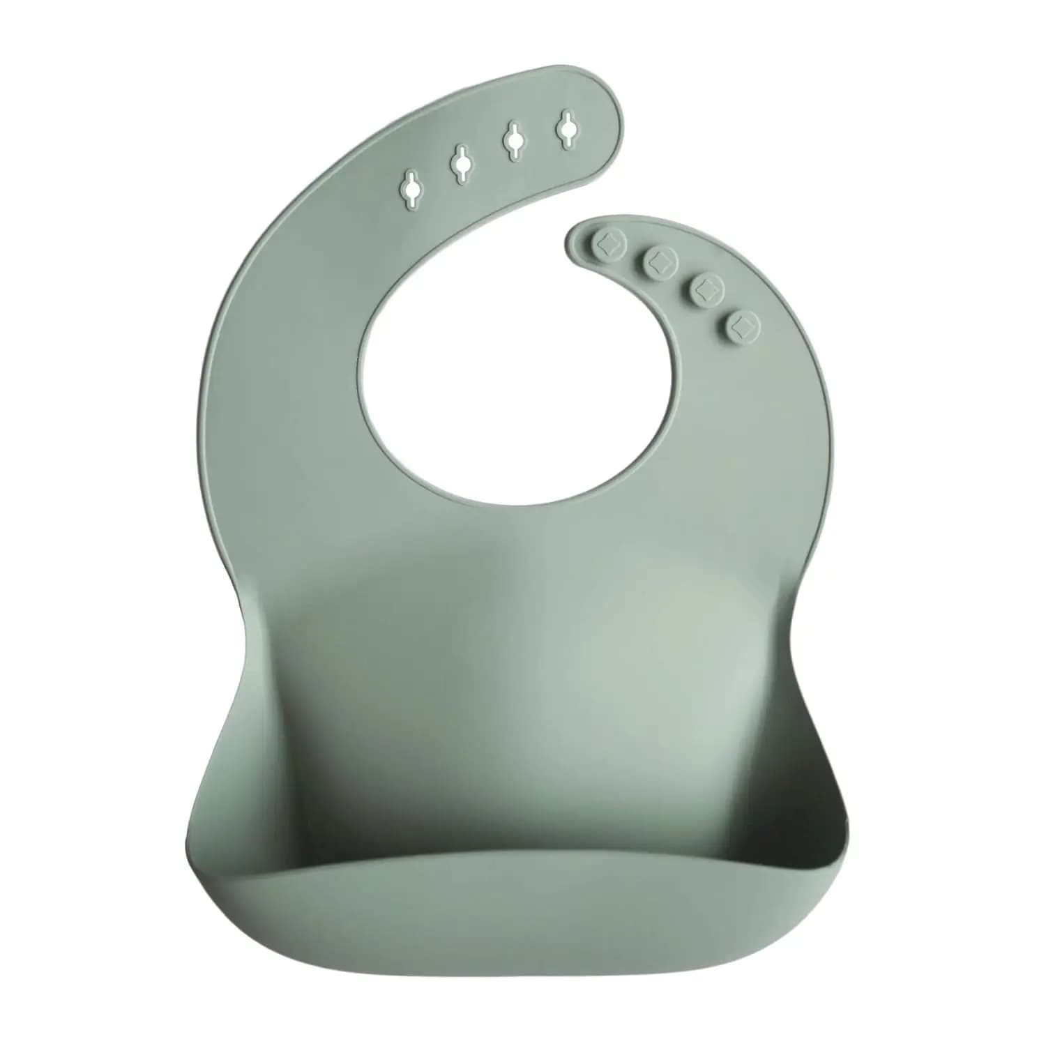 Waterproof Silicone Baby Bib With Crumb Catcher