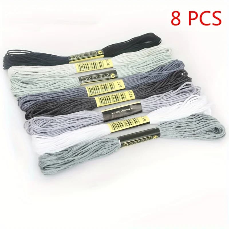 Multicolor DMC Cross Stitch Thread Skeins Kit