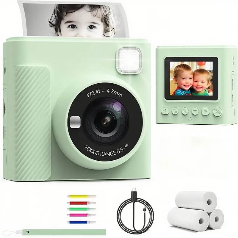 1080P Portable Instant Print Camera