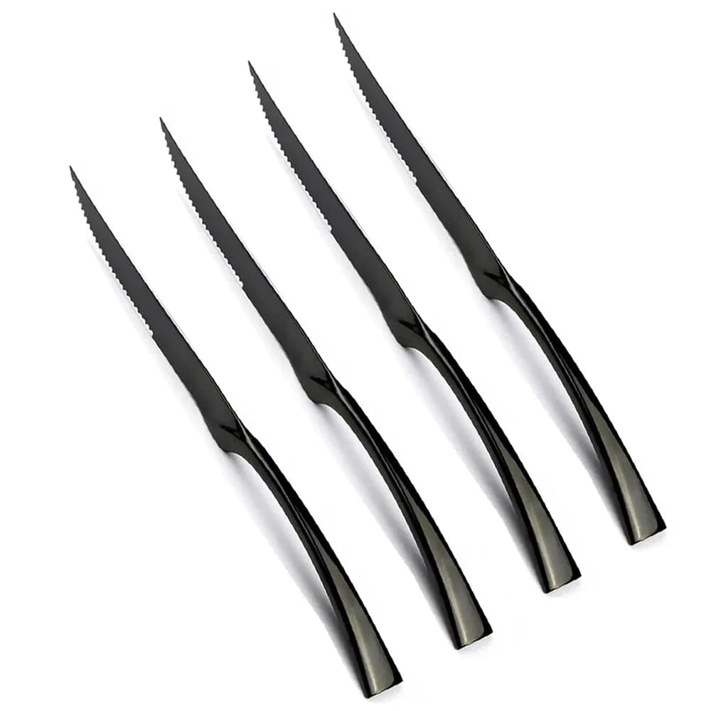 4-Piece Stainless Steel Dinner Knife Set