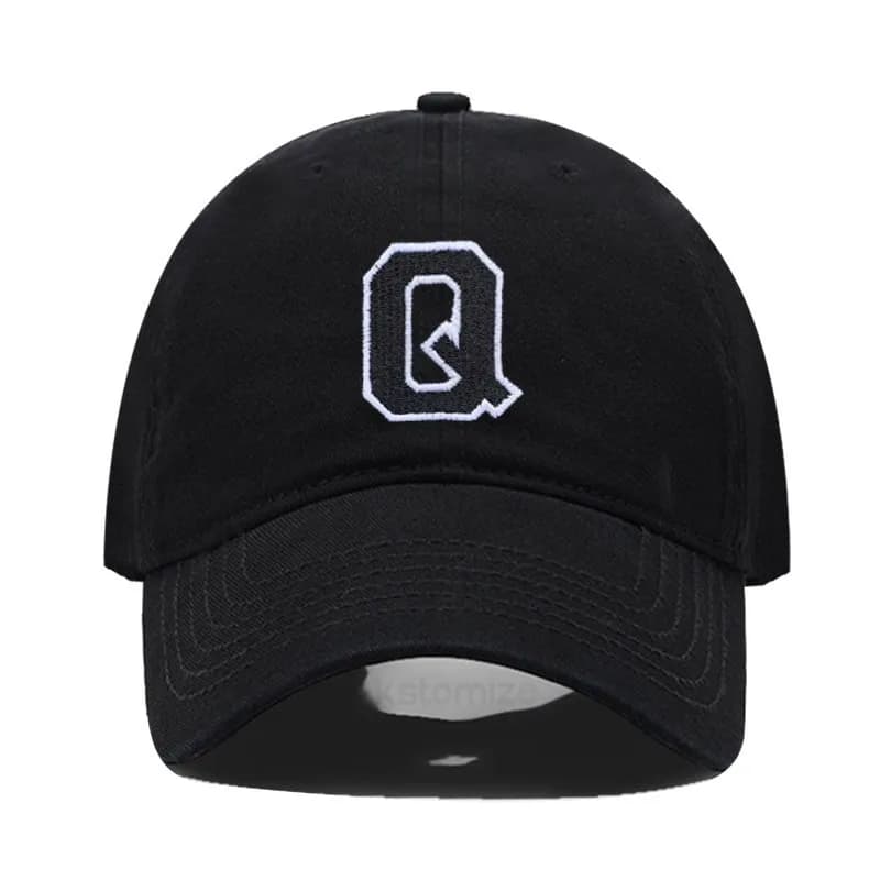 Embroidered Initial Baseball Cap