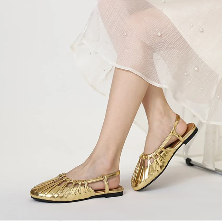 Women's Woven Flat Summer Sandals