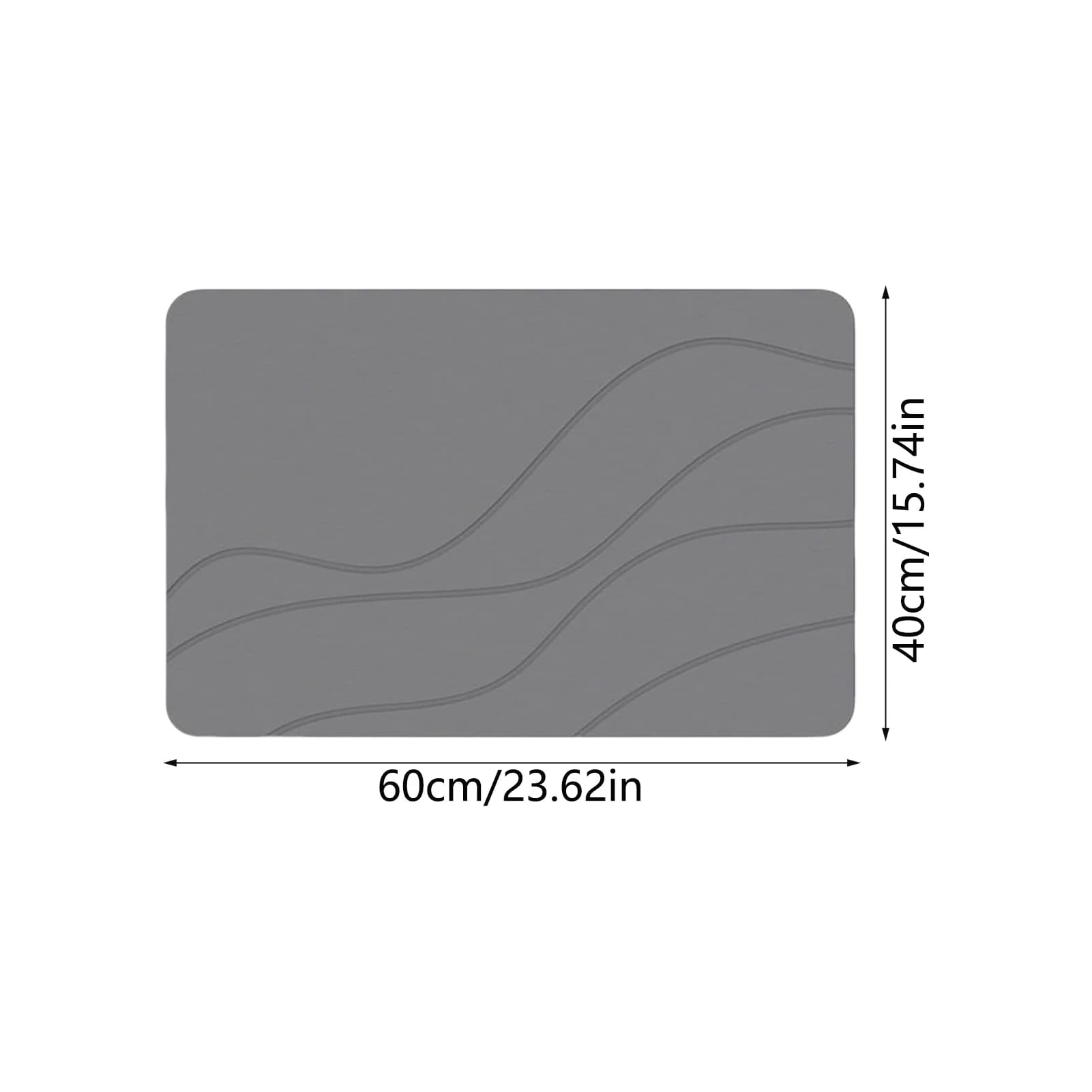 Diatomite Bath Drying Mat Non-Slip