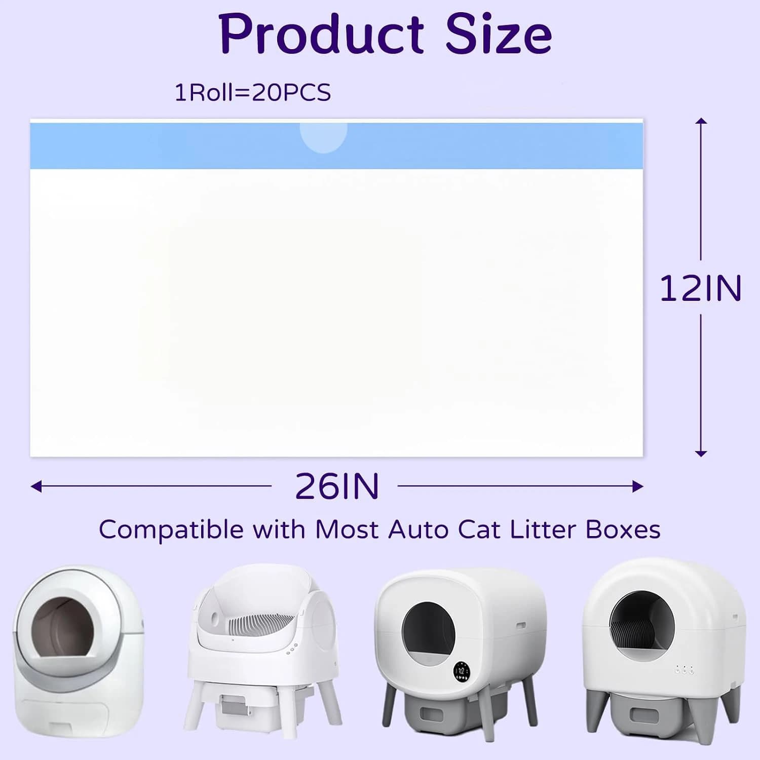 Automatic Cat Litter Box Replacement Liners
