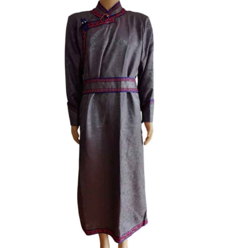 Men's Mongolian Traditional Long Robe