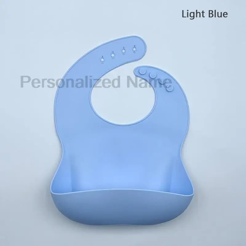 Silicone Baby Bib With Food Catcher Pocket