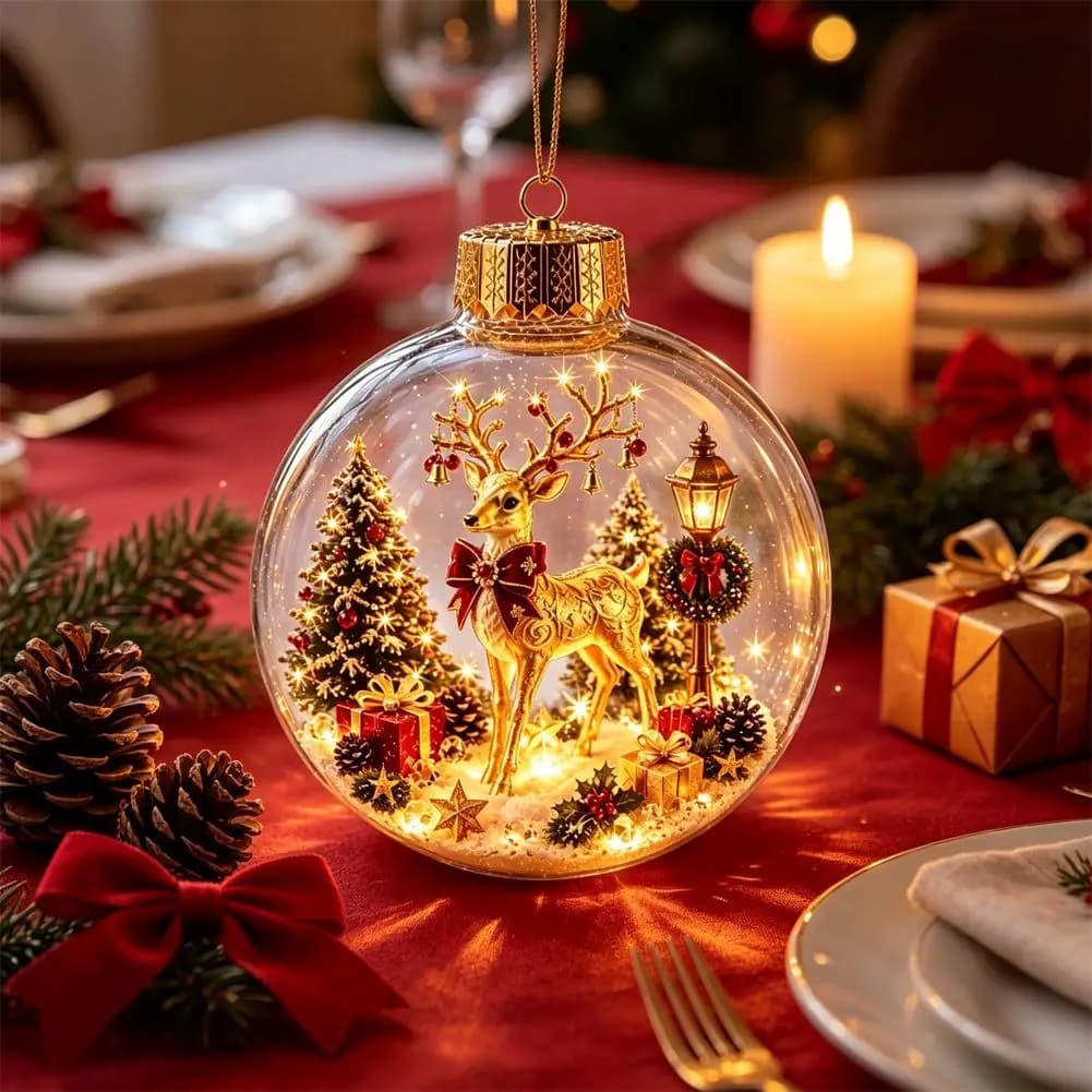 Glowing Christmas Story Ornament