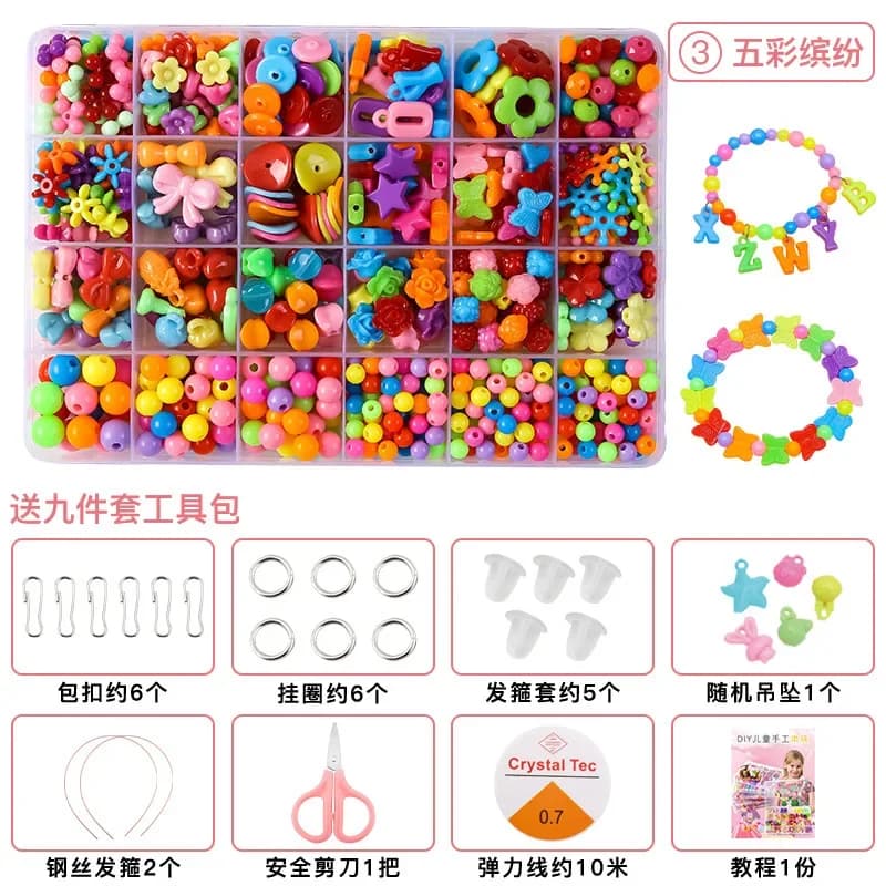 Polymer Clay Jewelry Making Kit with Beads