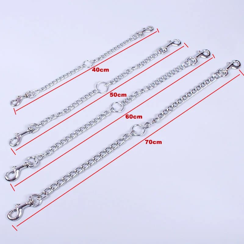 Double Dog Leash Coupler Stainless Steel