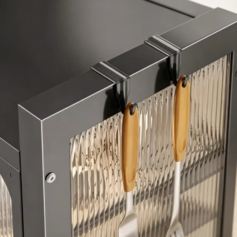 Countertop Kitchen Spoon Holder Door Storage Shelf