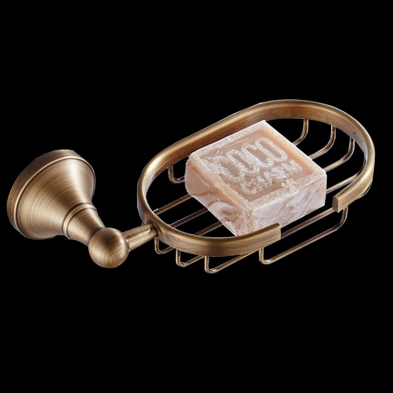 Luxury Solid Brass Bathroom Accessories Set: Towel Bar, Paper Holder, Towel Ring, Robe Hook - Complete Modern Bathroom Set