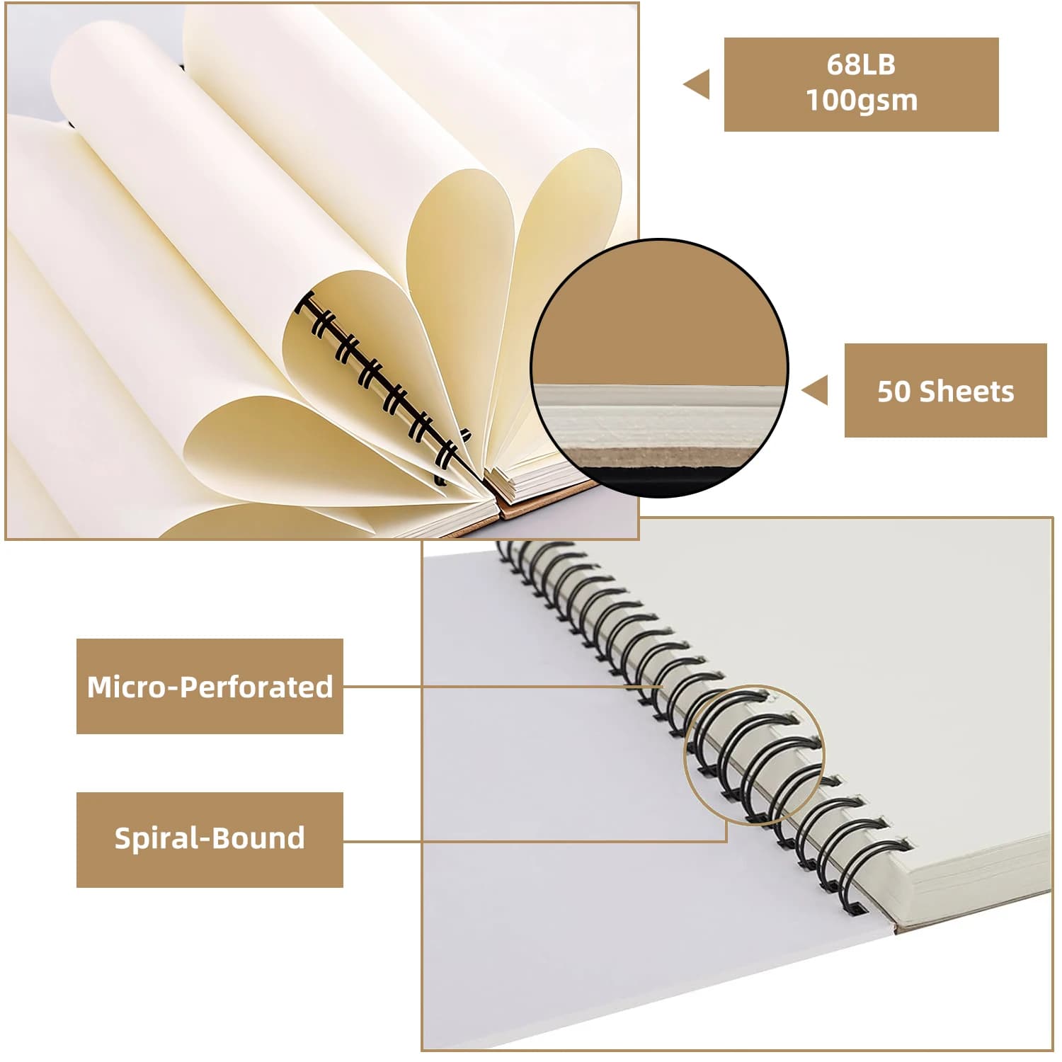 9 X 12 Spiral Sketch Pad
