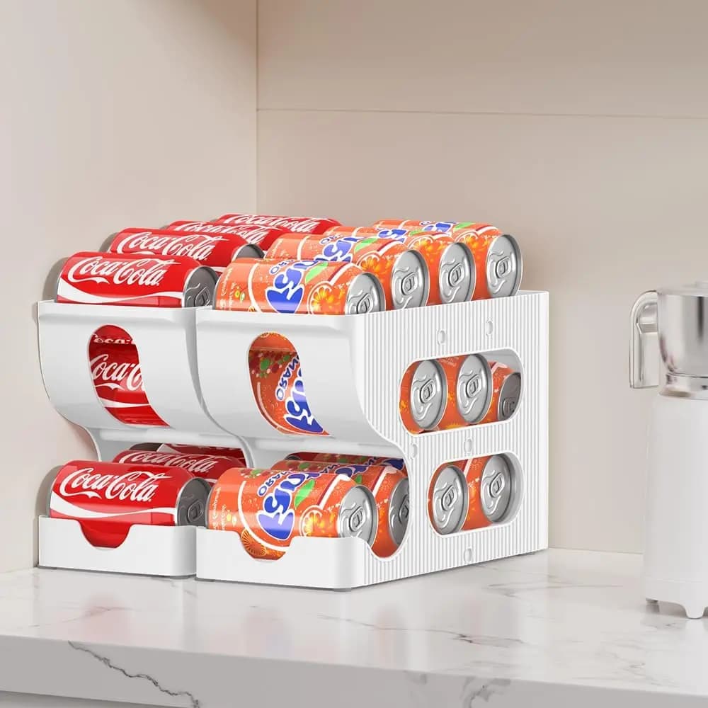 Soda Can Dispenser Fridge Storage