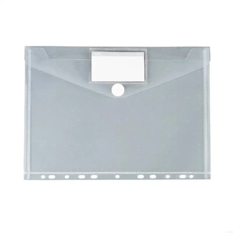 11-Hole File Folder with Label Pocket