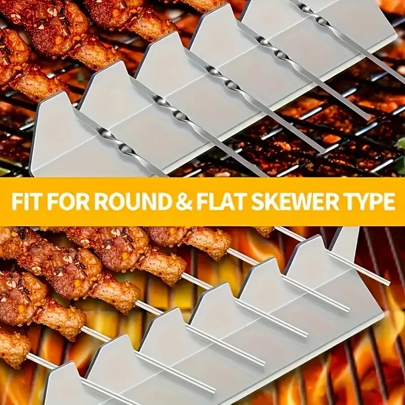 Stainless Steel Kebab Skewer Rack