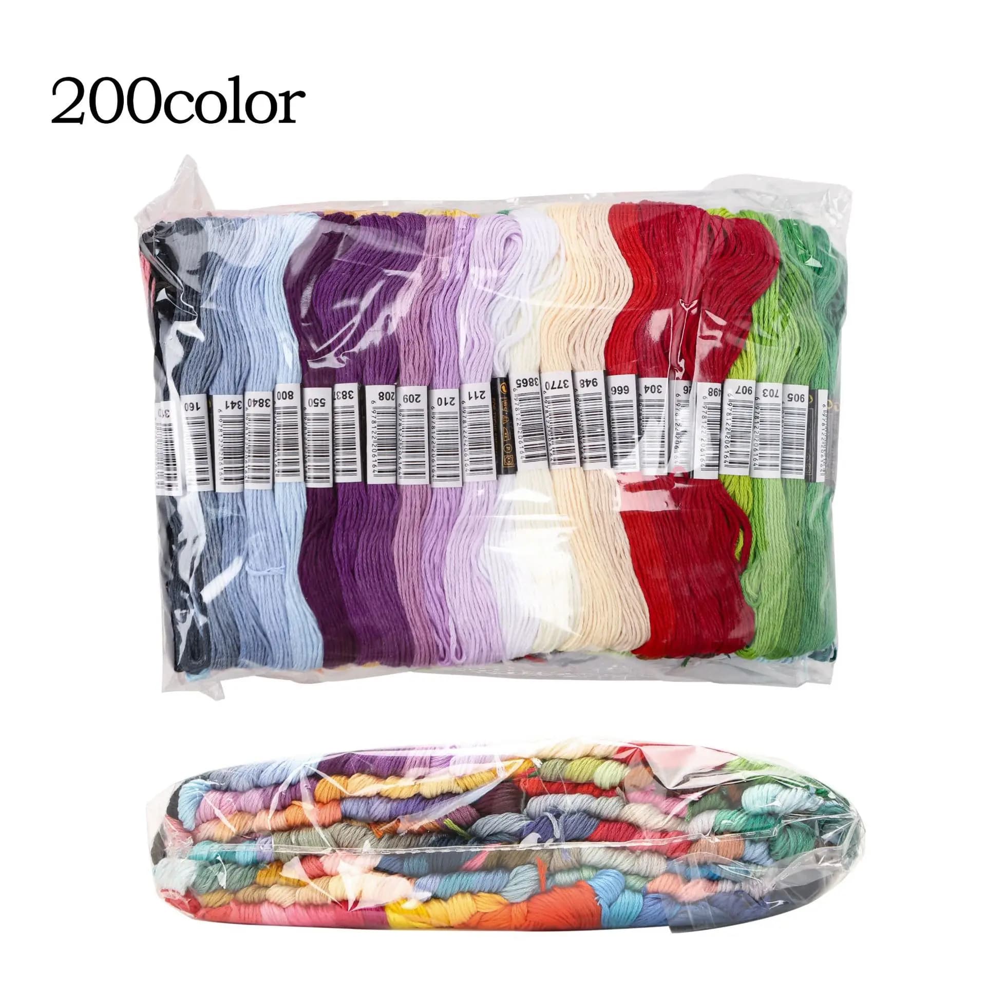 Polyester Cotton Embroidery Floss Thread Assortment