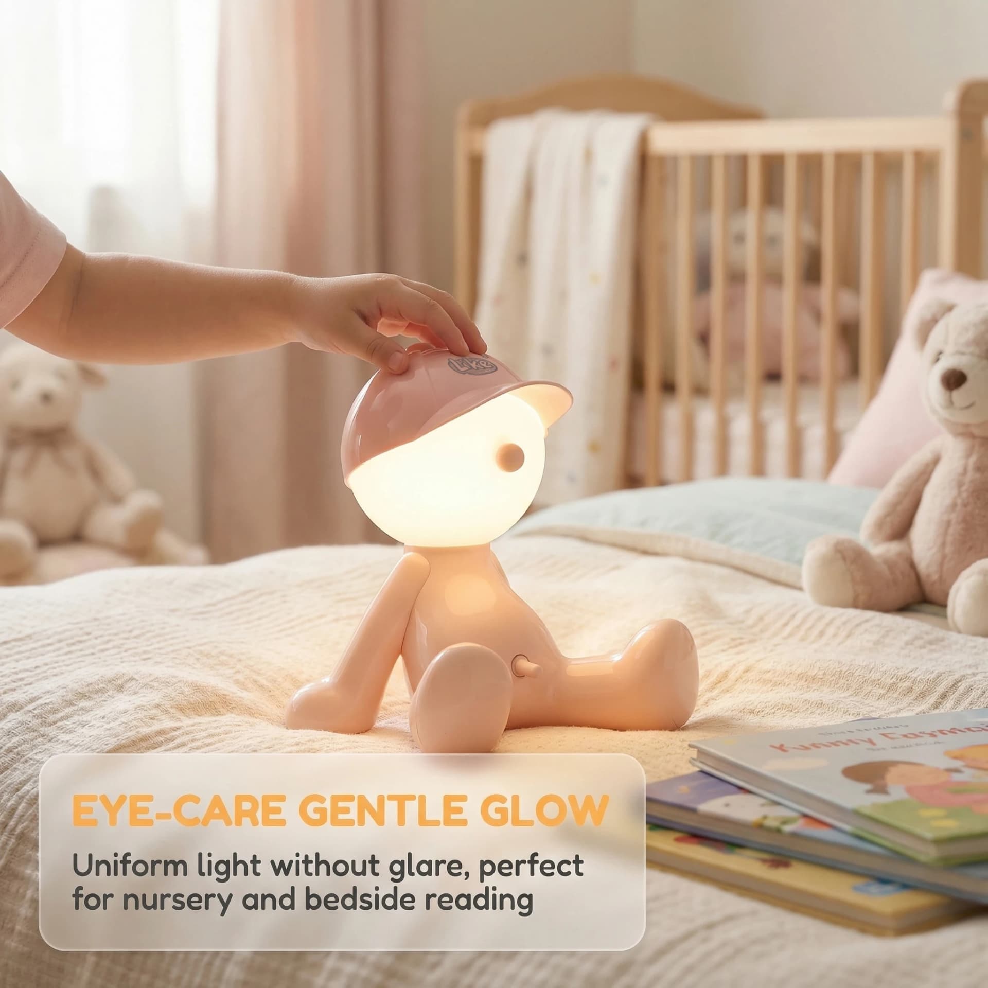 LED night light, cute desk lamp, suitable for bedroom lights, bedside lamps, and home bedroom decoration.