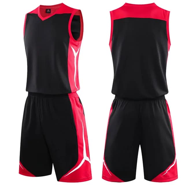 Men's Basketball Jersey Set Blank Customizable
