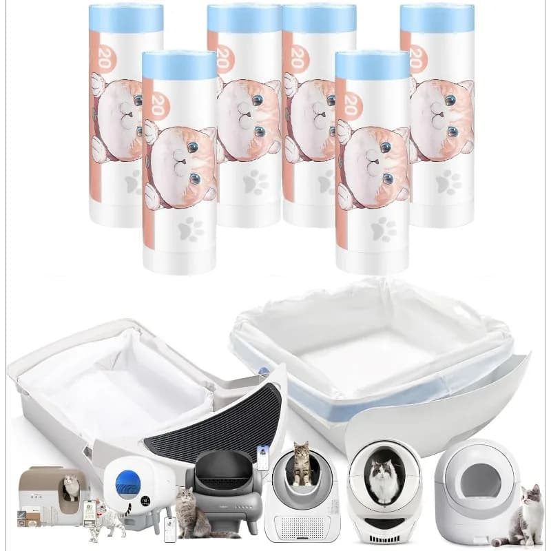 Automatic Litter Box Liners - 100 Count