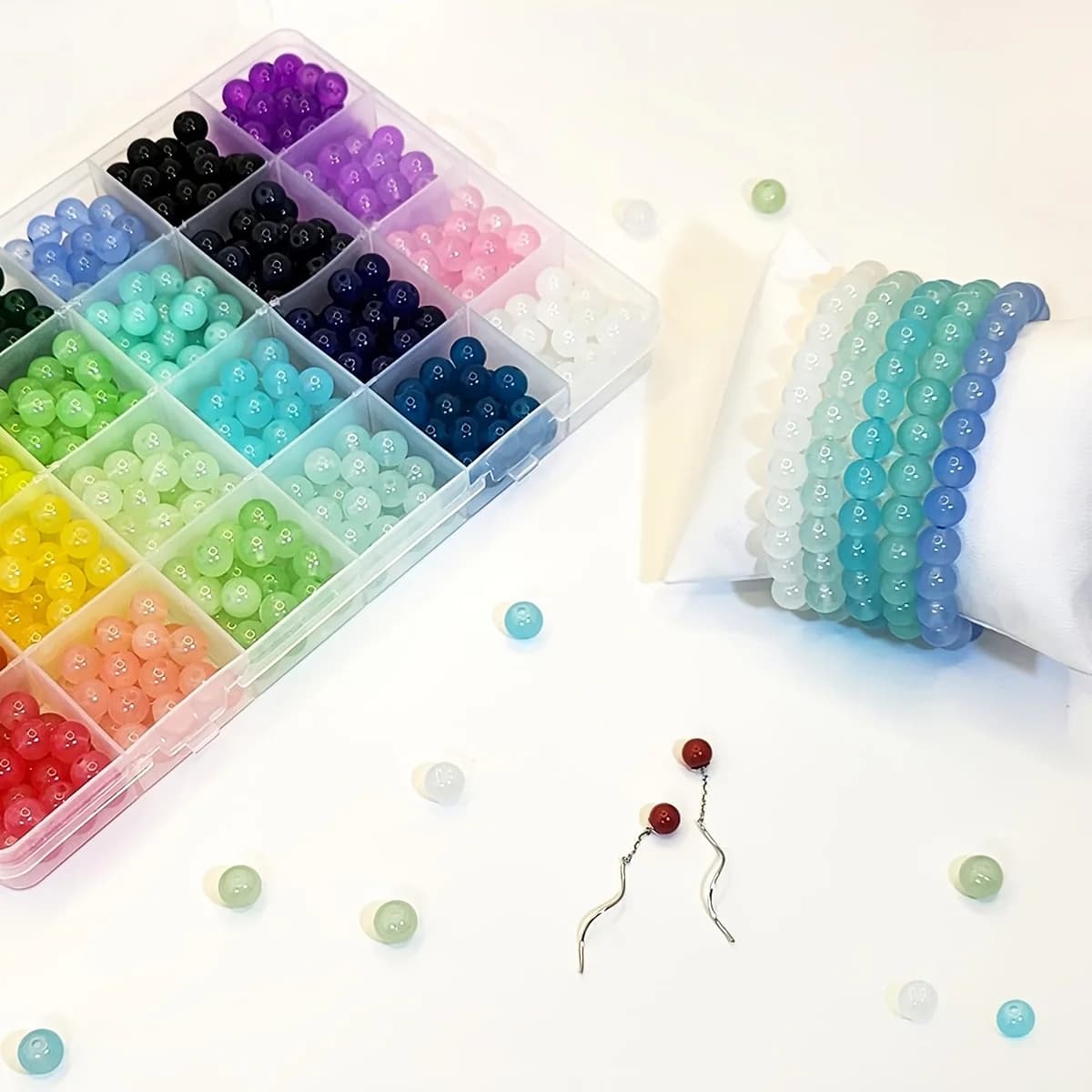 Glass and Crystal Beads Assortment Kit