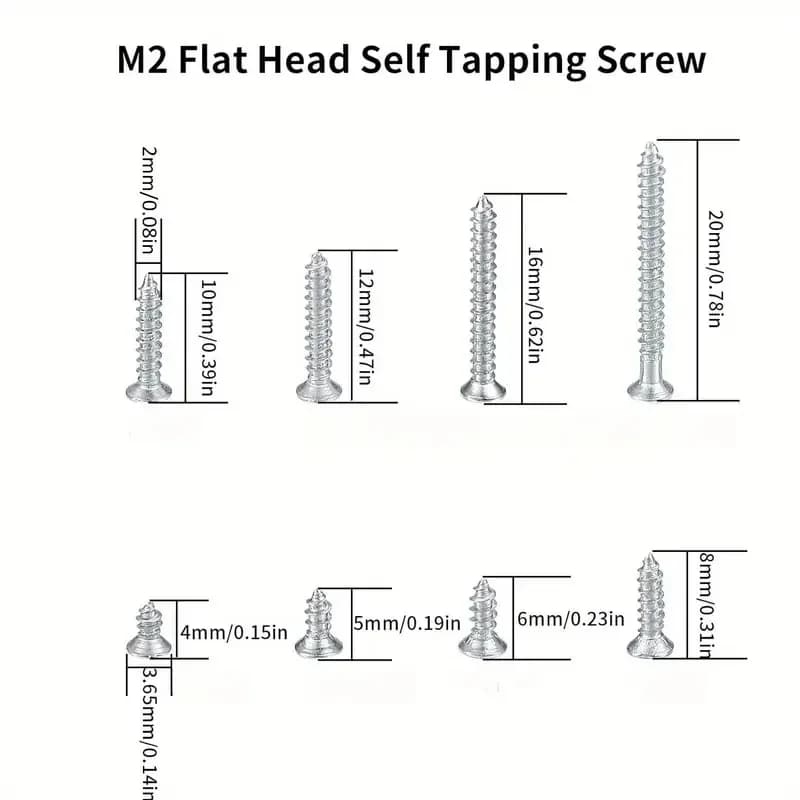 Wood Self-Tapping Screws Assortment Kit
