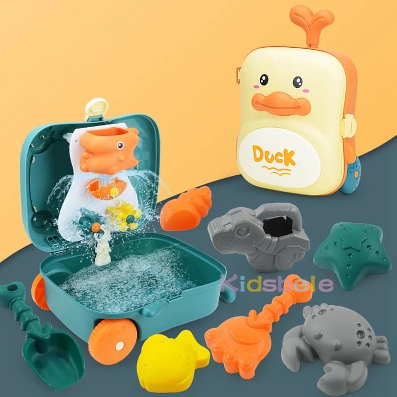 Kids Beach Toys Baby Beach Play Toys Sandbox Kit Summer Toys Beach Accessories Sand Water Game Tools Bath Toy For Baby