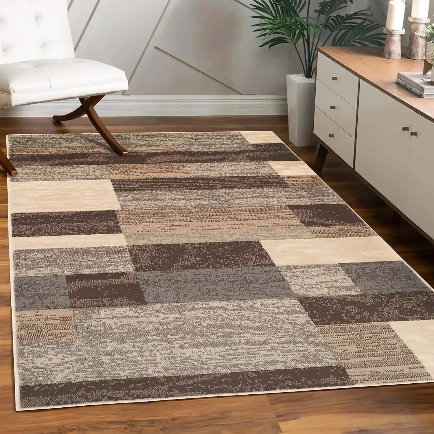 Nordic Geometric Area Rug
