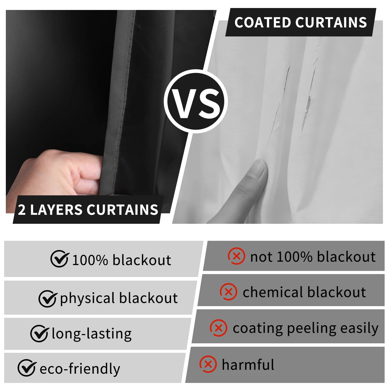 Blackout Thermal Curtains With Grommet