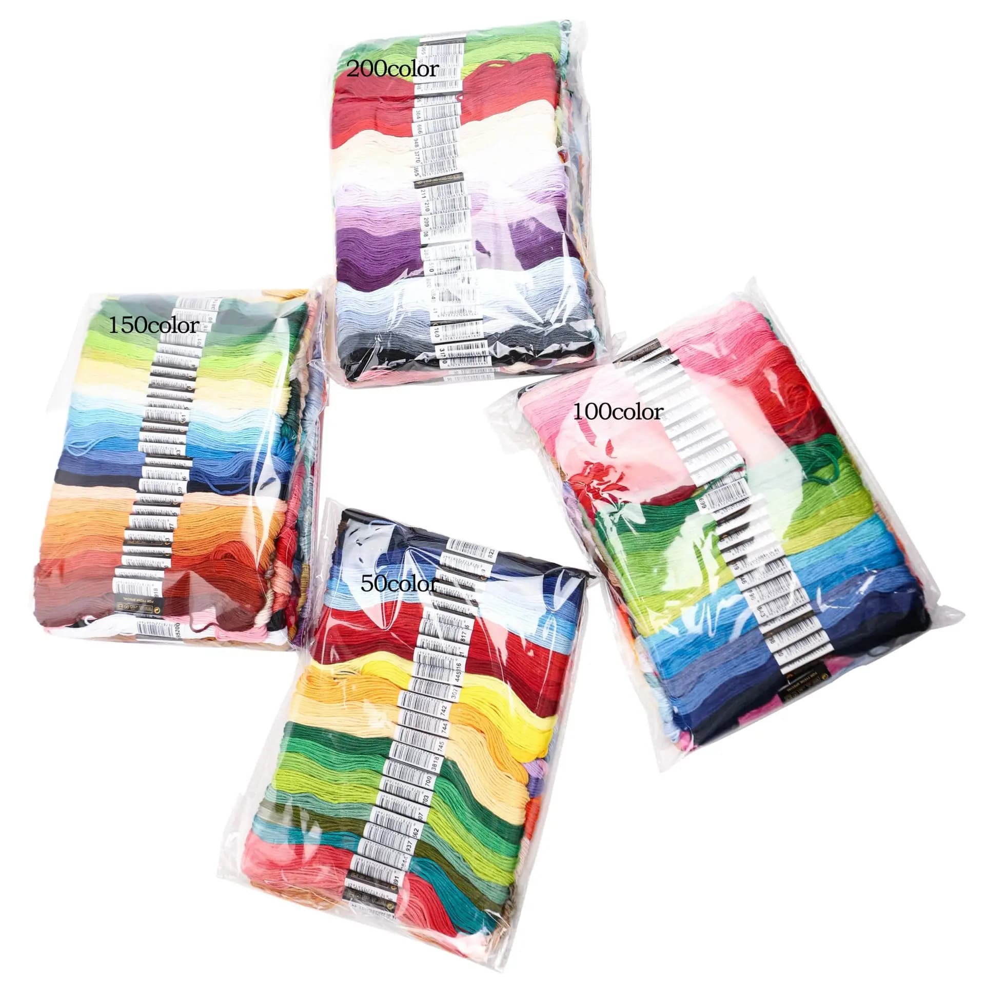 Polyester Cotton Embroidery Floss Thread Assortment