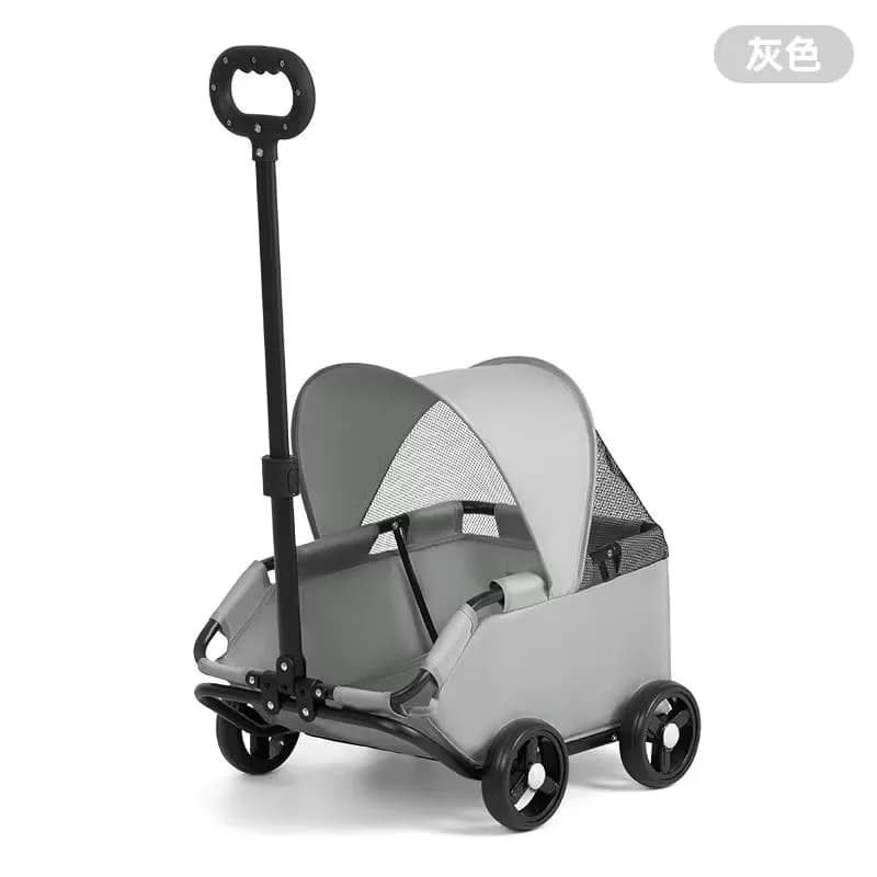 Light Foldable Pet Stroller for Dogs and Cats