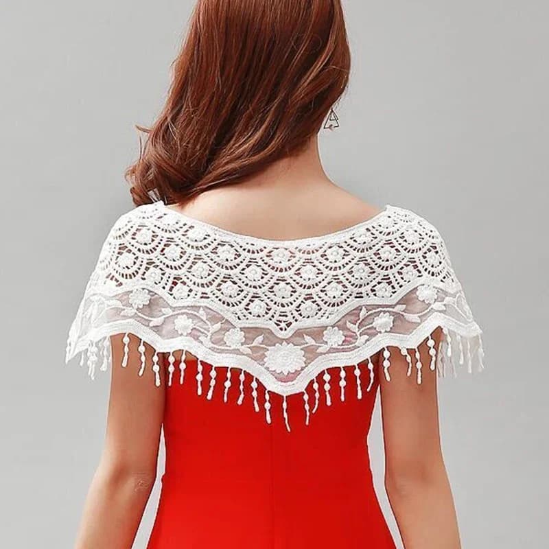 Women's Hollow Out Lace Shawl Wrap