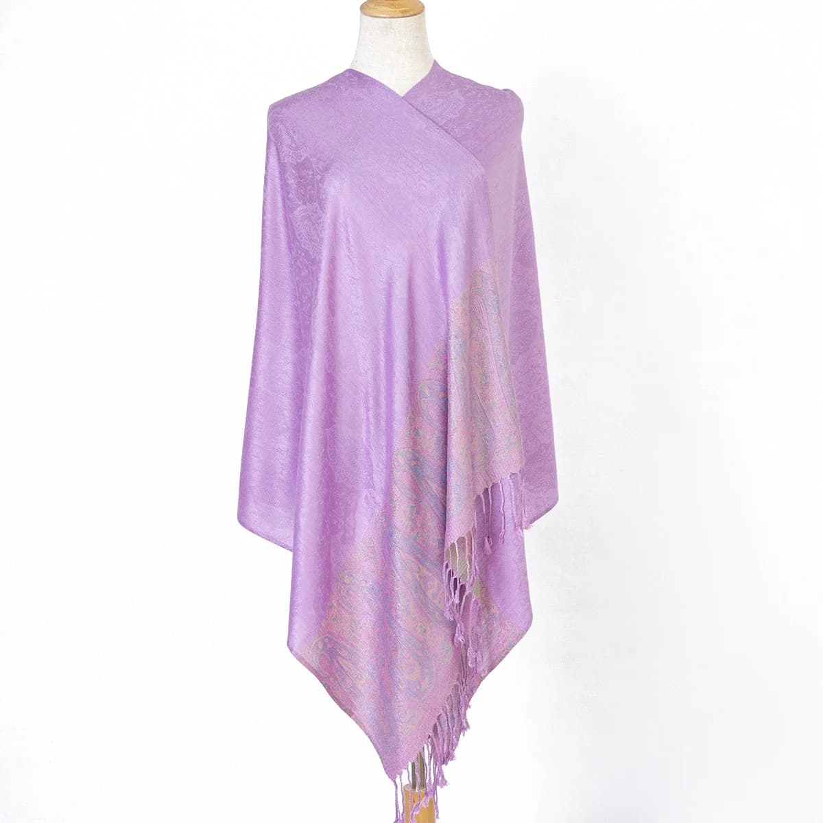 Luxury Satin Silk Pashmina Shawl Wrap
