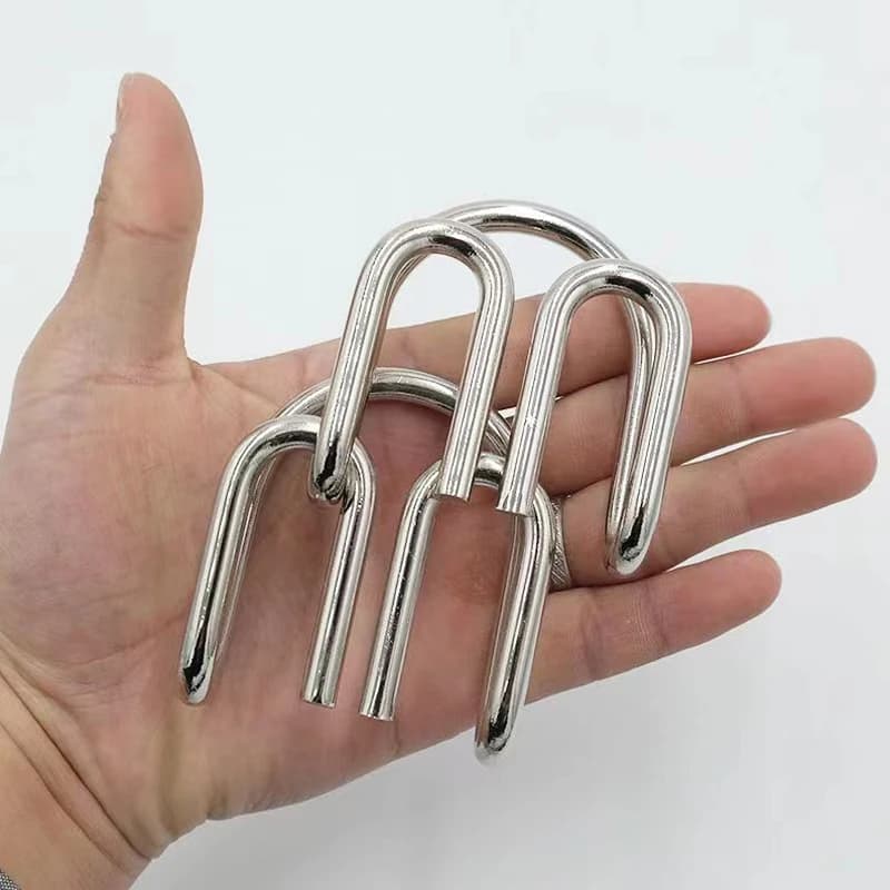 Metal Wire Brain Teasers Puzzle Set