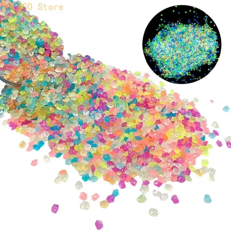 Glowing Resin Gravel Pebbles for Aquariums
