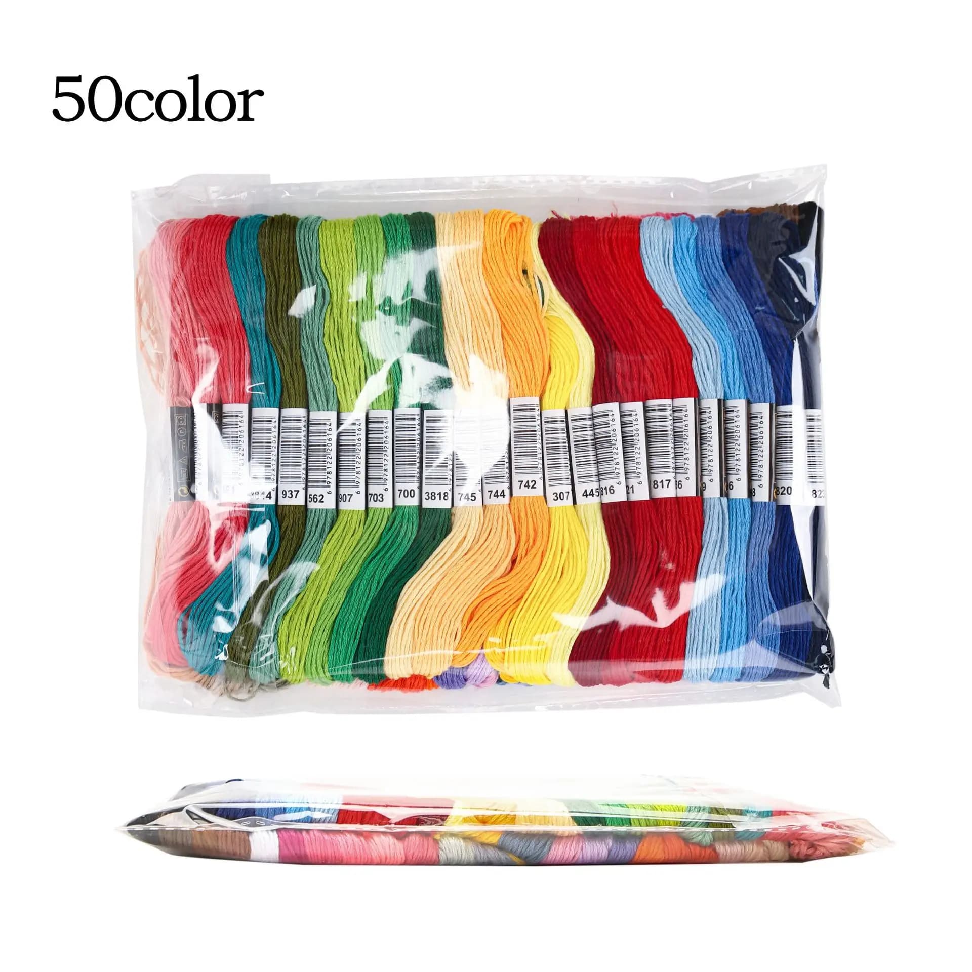 Polyester Cotton Embroidery Floss Thread Assortment