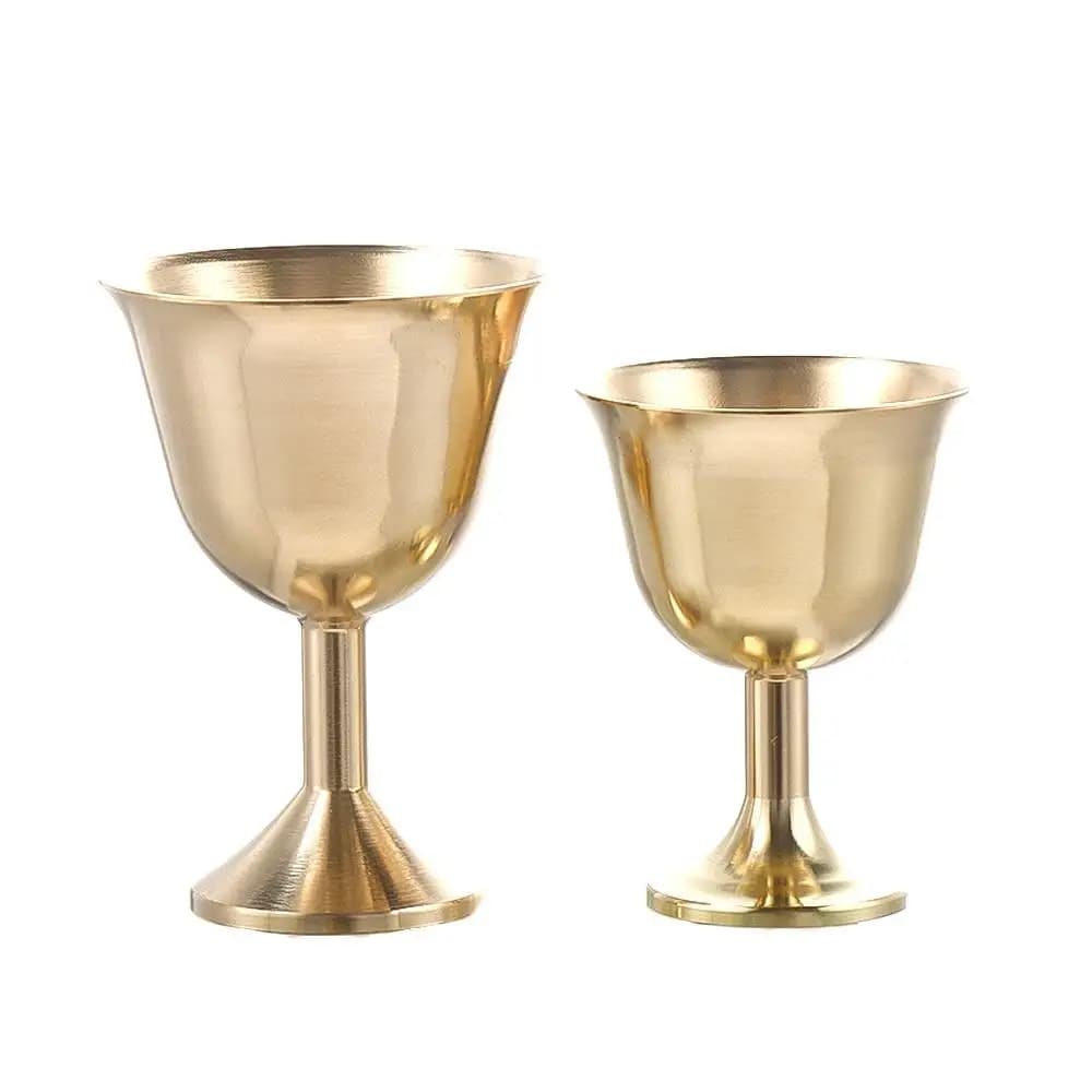 Brass Goblet Wine Chalice