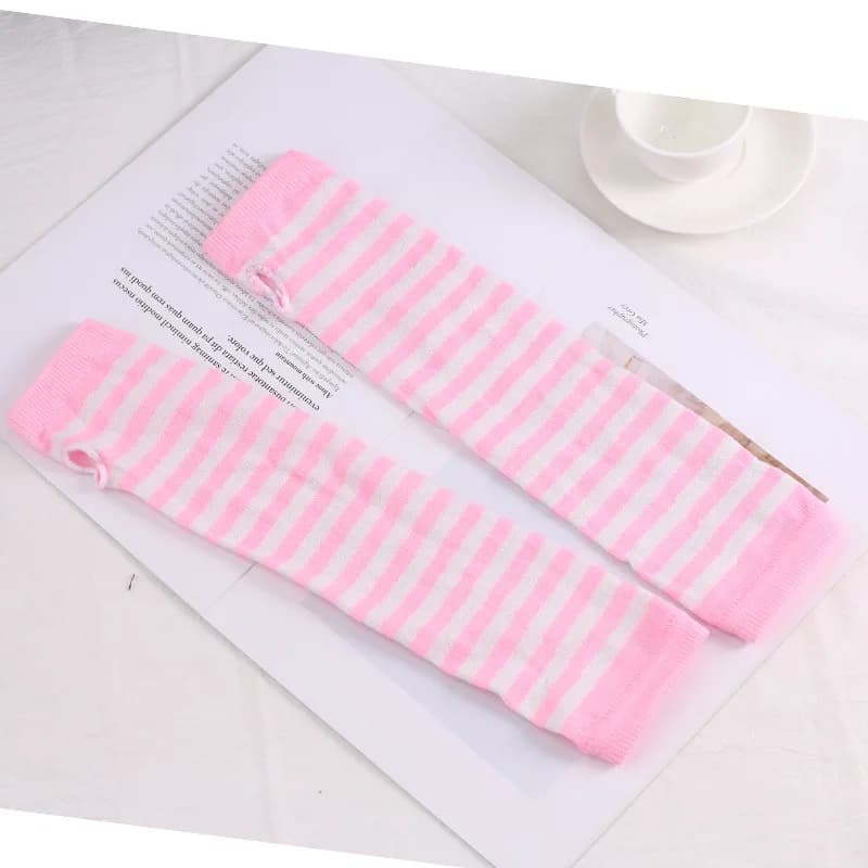 Fingerless Knit Arm Warmers
