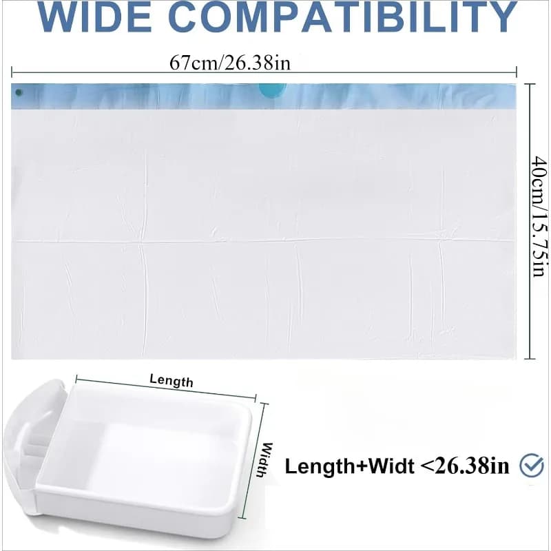 Automatic Litter Box Liners - 100 Count
