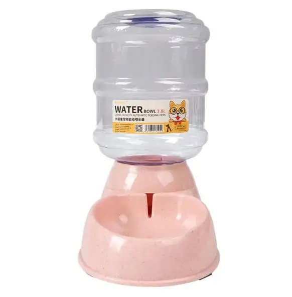 Automatic Pet Feeder Water Bottle Bowl Combo