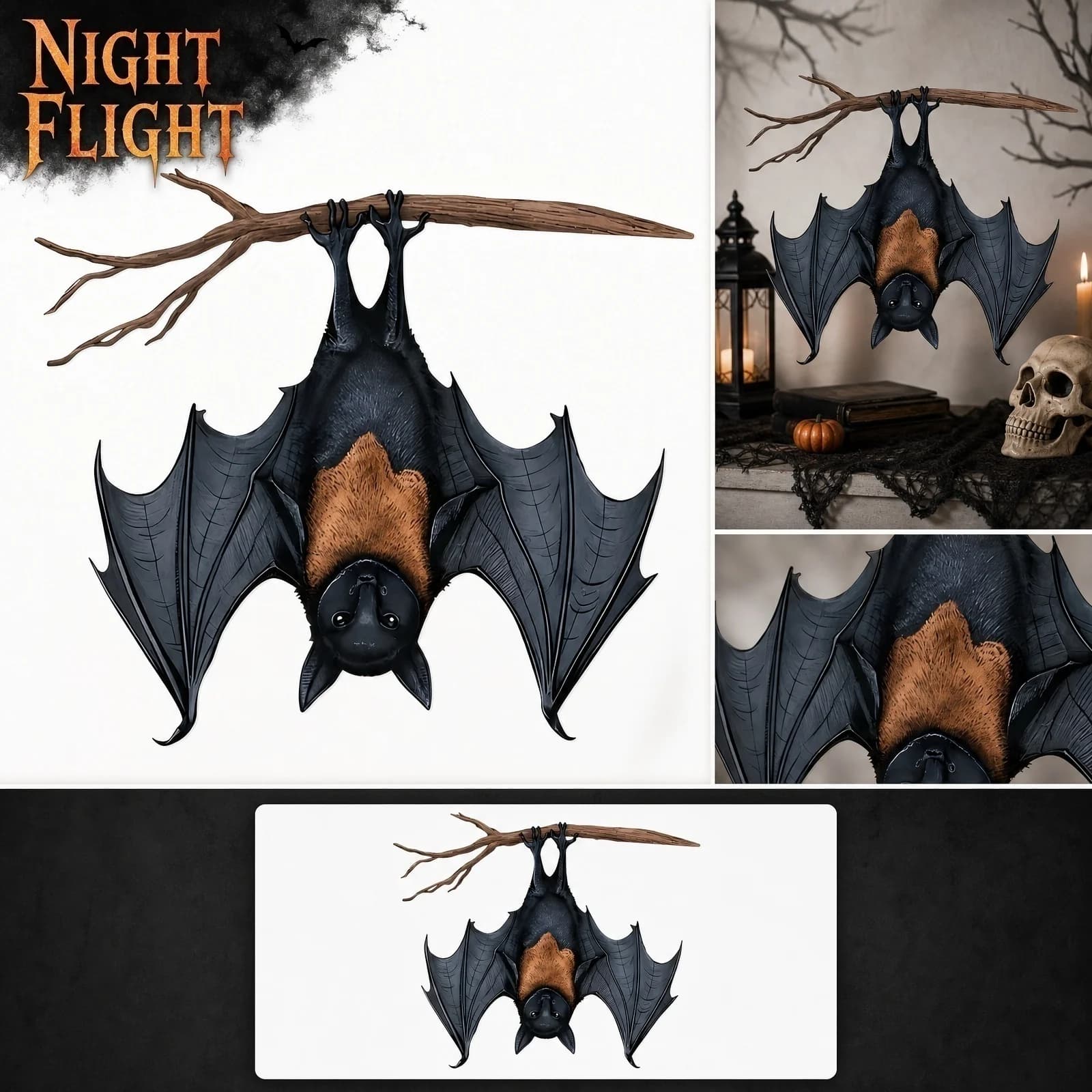 Halloween Bat Pendant Hanging Ornament