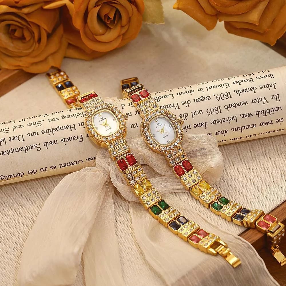 Women's Luxury Rhinestone Quartz Wrist Watch