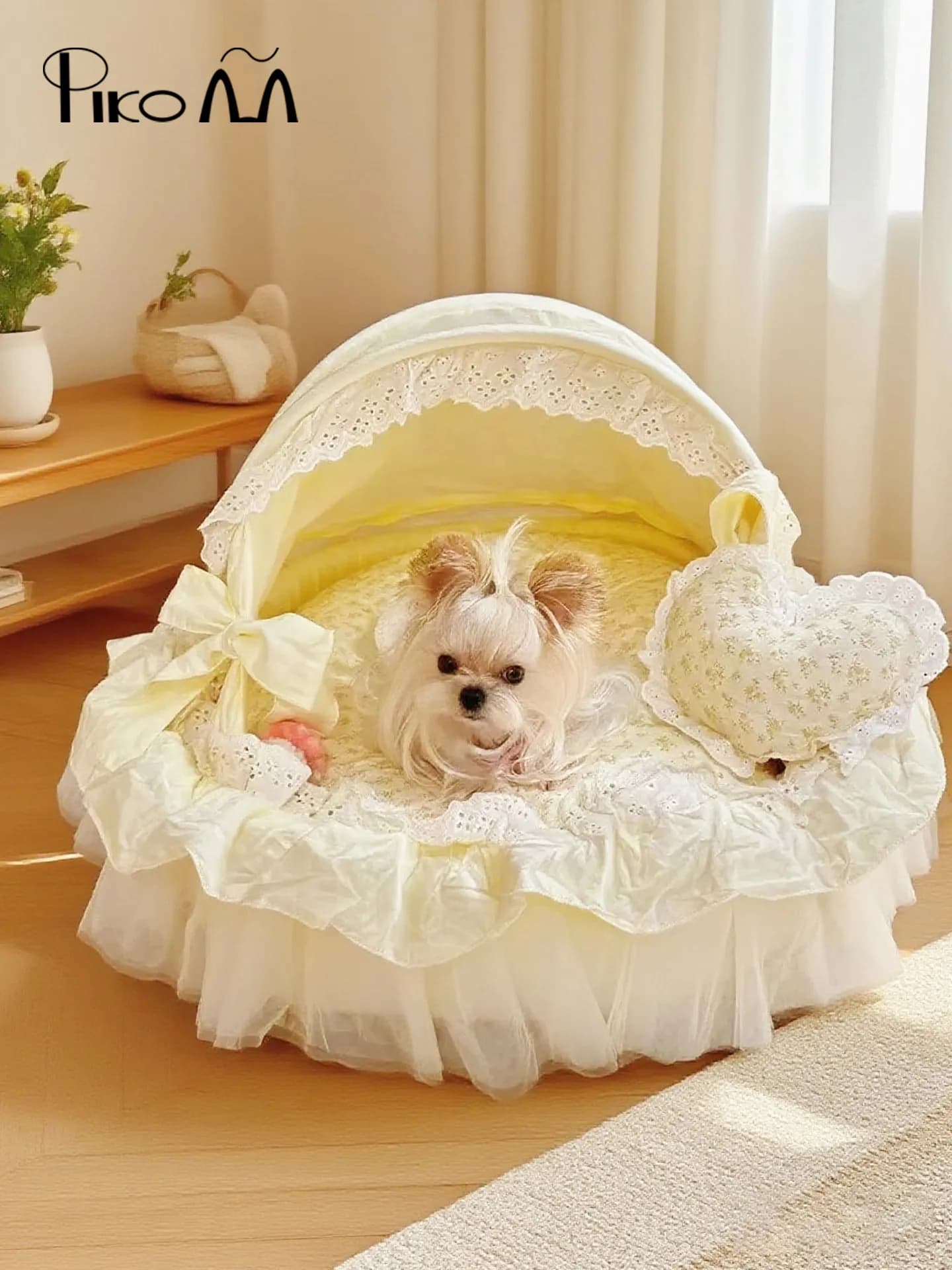 Elevated Pet Bed for Small Dogs and Cats