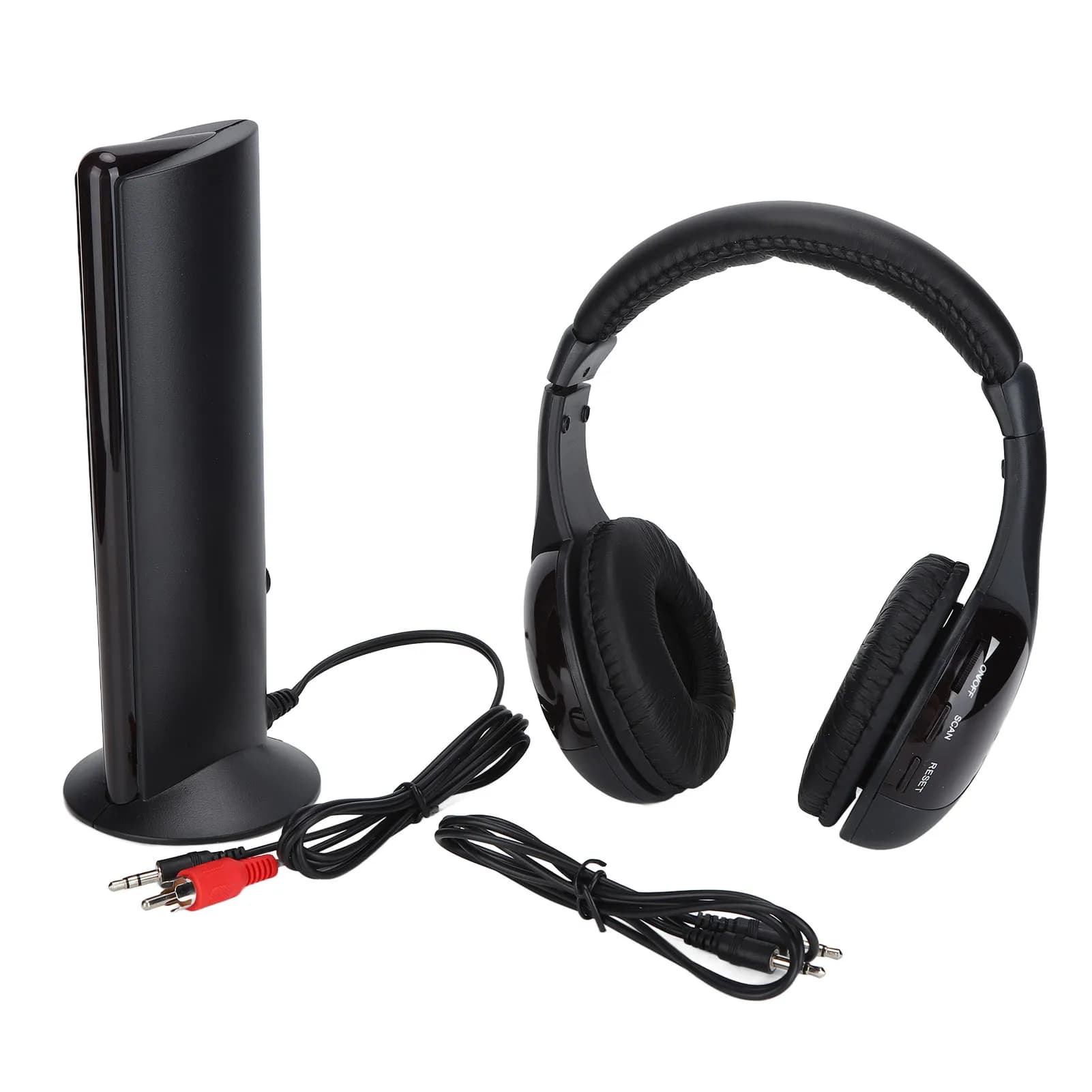 Wireless Over-Ear Headphones with FM Radio
