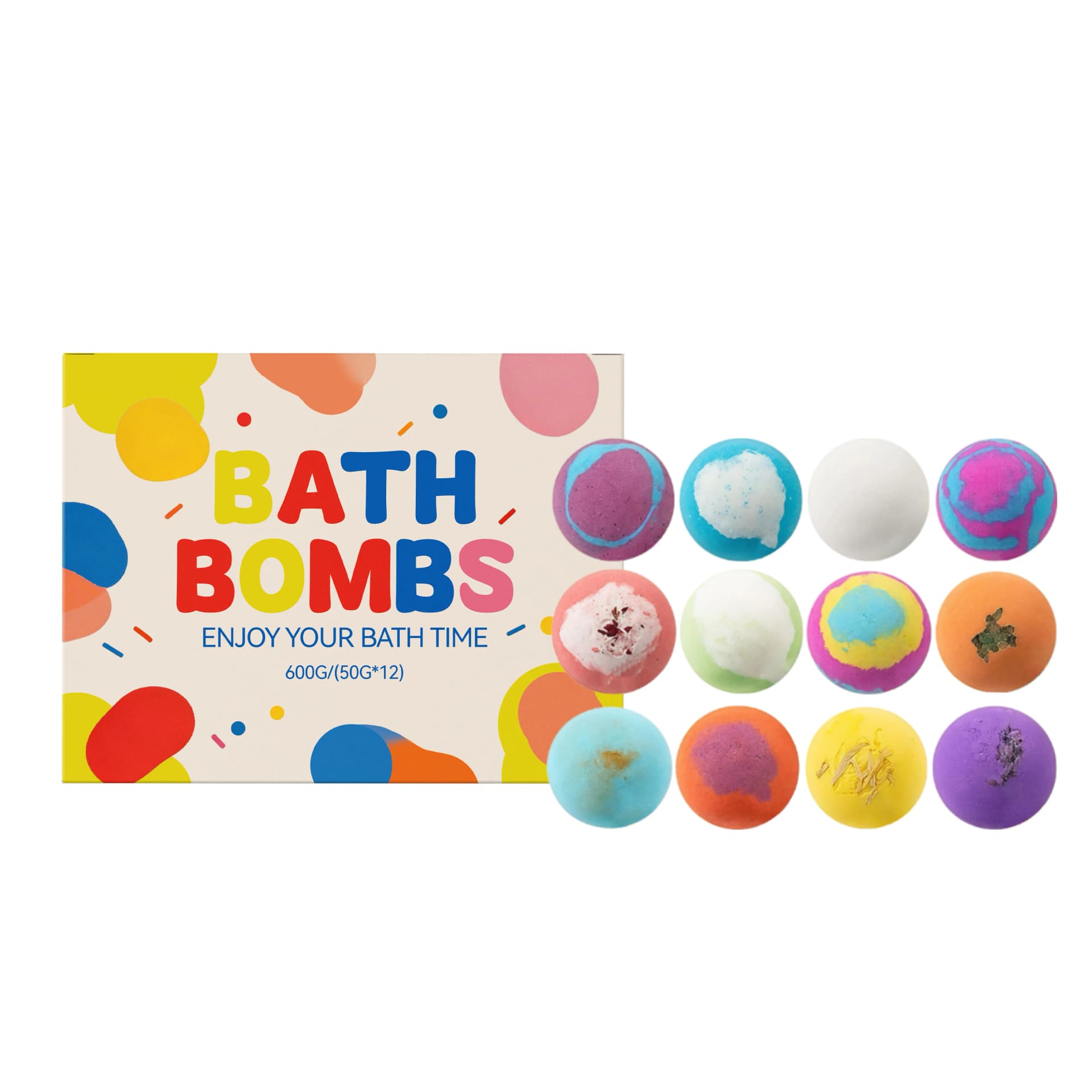 Bath Bombs Set with Surprise Toys Inside