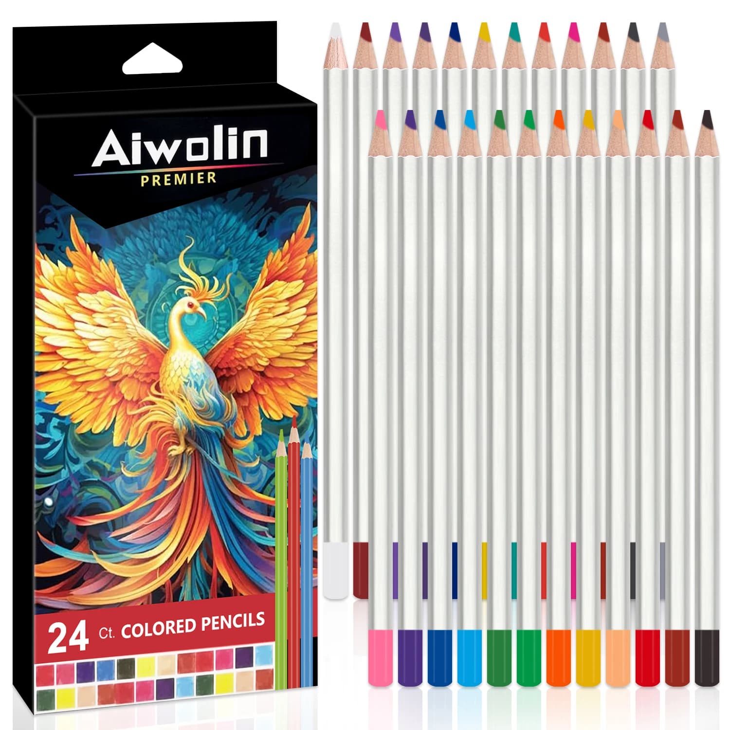 Colored Pencils Set For Shading And Blending
