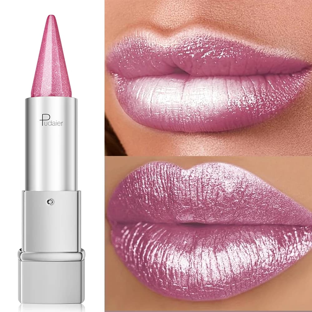 Pearl Shimmer Metallic Lipstick