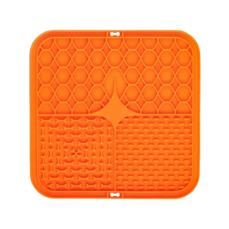 Pet Lick Silicone Mat Dogs Pet Slow Food Plate for Dog Bathing Distraction Silicone Dog Sucker Food Training Dog Feeder Supplies