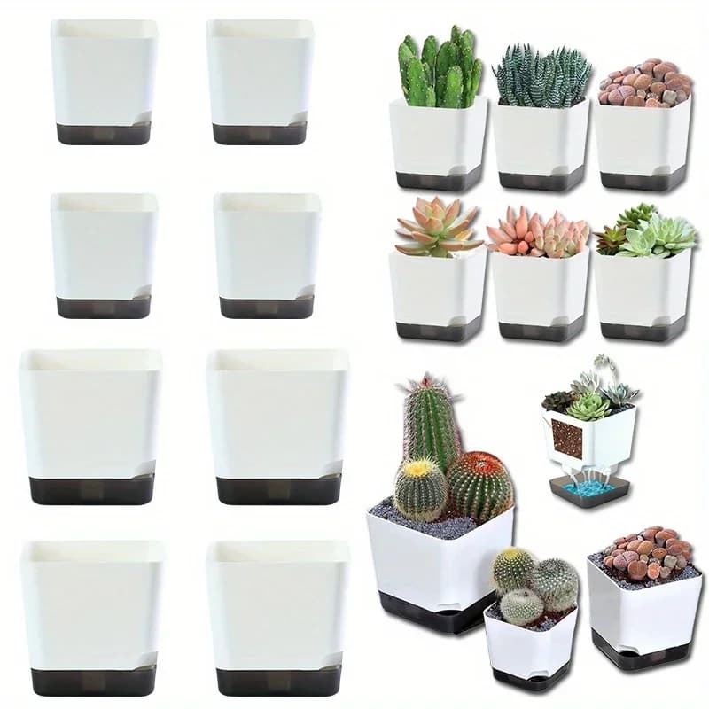 Self-Watering Plant Pots Set of 5