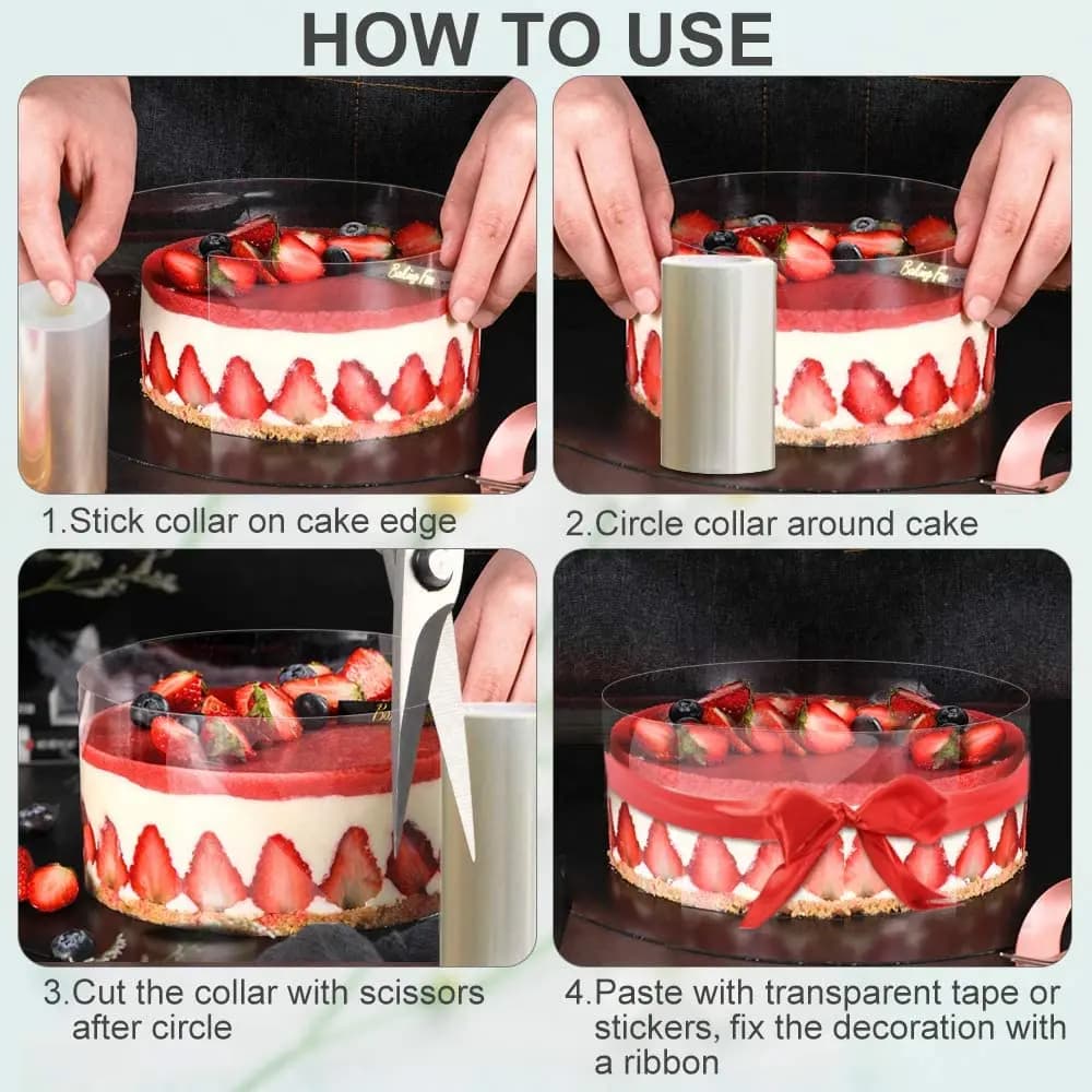 Acetate Cake Collar Film Roll
